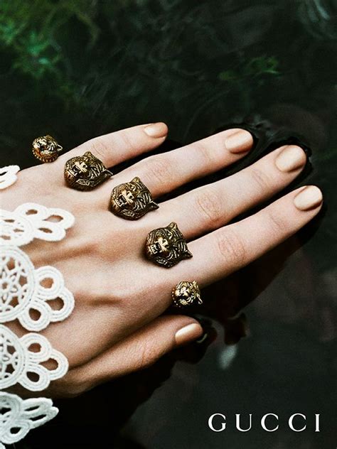 gucci multi finger ring moth|Gucci Marina Chain multi.